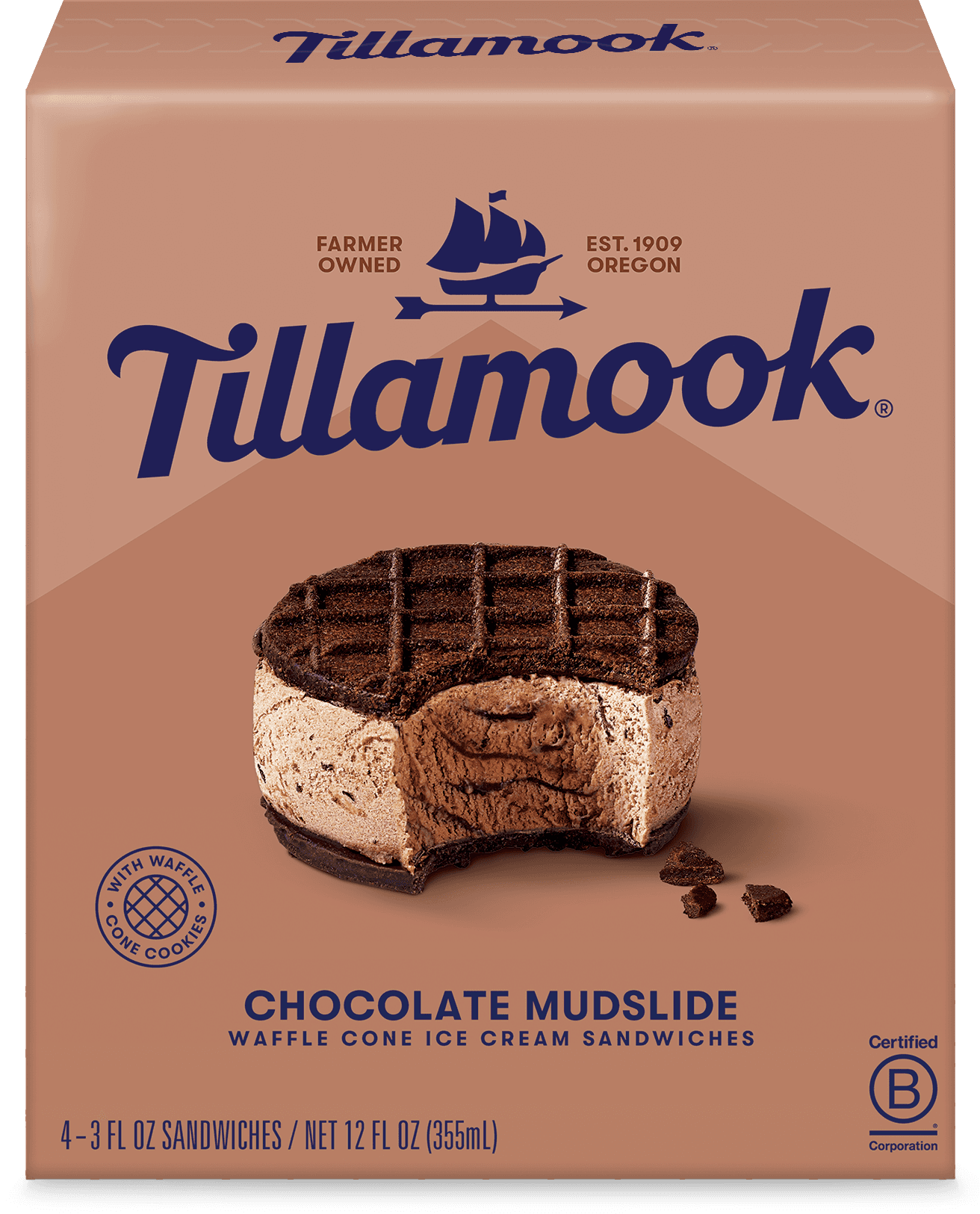 Chocolate Mudslide Ice Cream Sandwiches