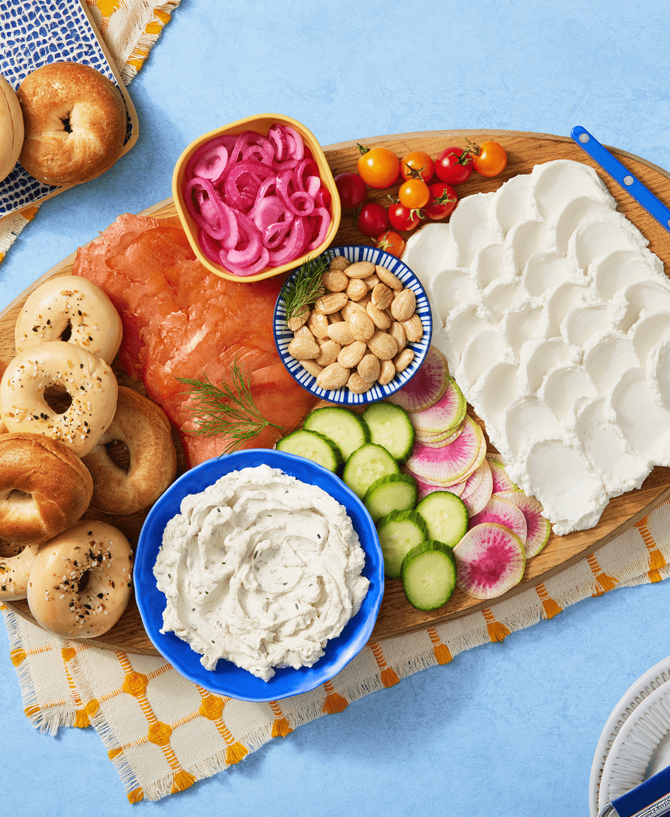 Tillamook Cream Cheese Spreads Brunch Board