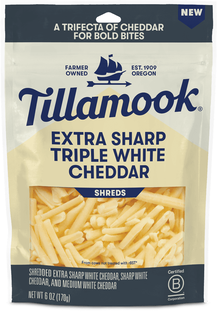 Shredded Extra Sharp White Cheddar Cheese Fine Cut