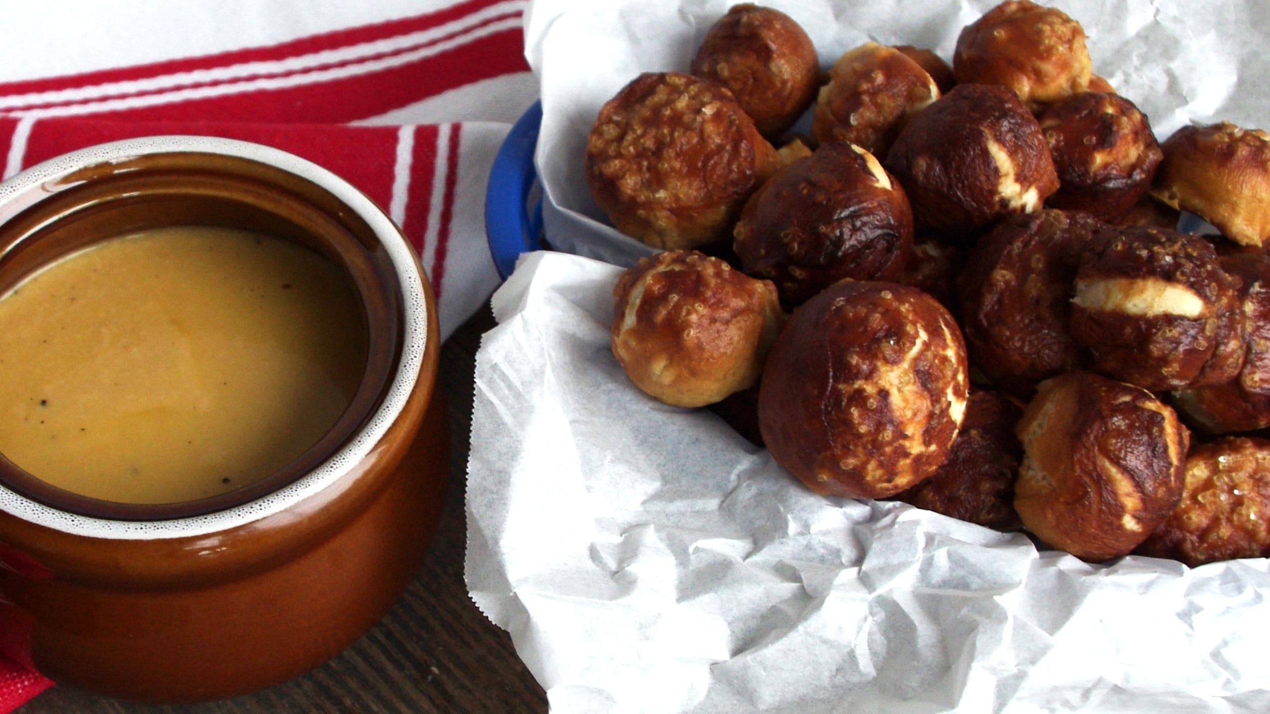 Pretzel bites recipe