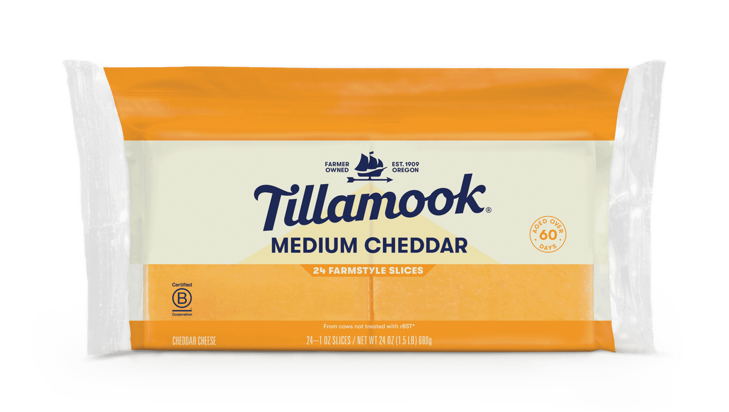 Medium Cheddar Cheese Deli Slices