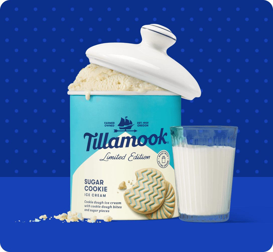 Tillamook Sugar cookie ice cream