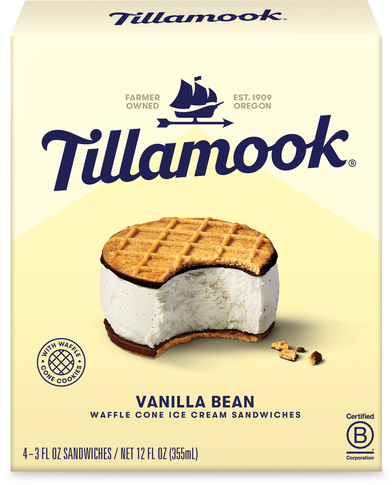 Vanilla Bean Ice Cream Sandwich